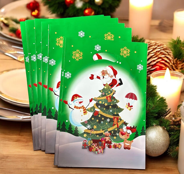 10 Bolsas/Dulceros Navidad $1.9 c/u