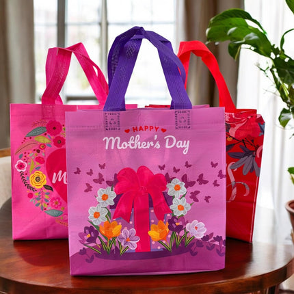 12 Bolsas "Feliz Día Mamá" Plastificadas $5.9 c/u
