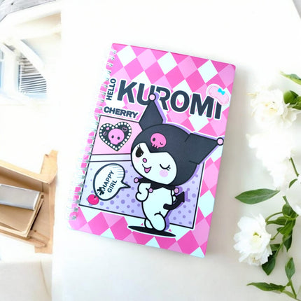 6 Libretas Kuromi espiral $19 c/u