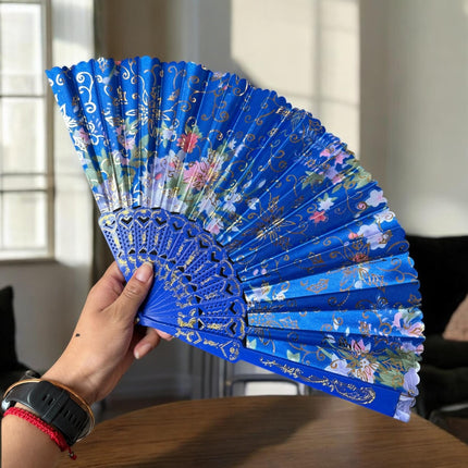 12 Abanicos Colores Decorados $15. c/u