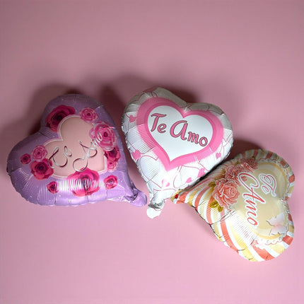 10 Globos Corazon San  Valentin 15 Pulgadas $3.5 c/u