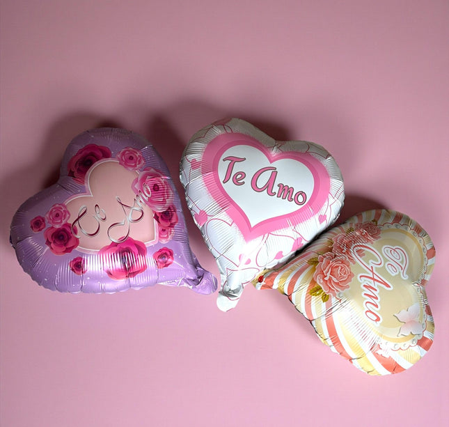 10 Globos Corazon San  Valentin 15 Pulgadas $3.5 c/u