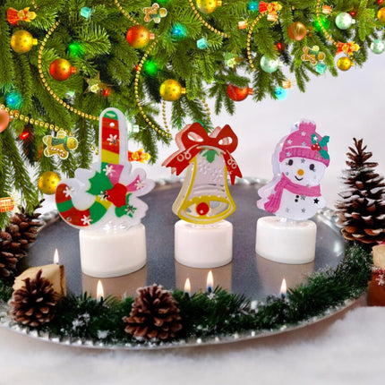 12 Velas Adorno Navideño $10 c/u