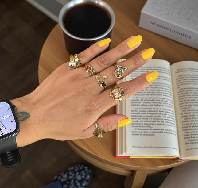 100 Anillos Acero Inoxidable con Pedreria $6.9 c/u