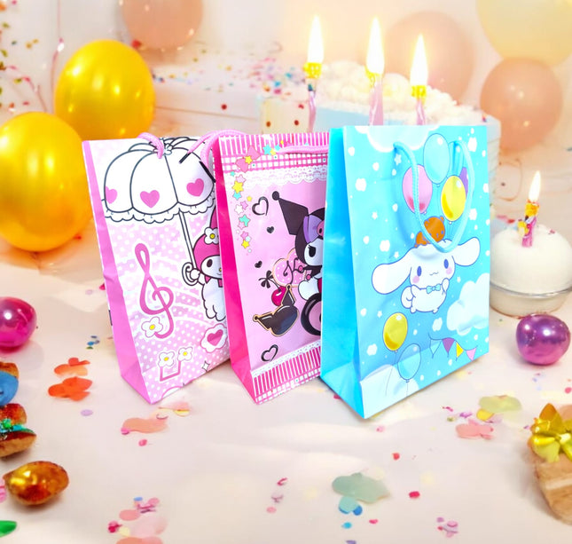 12 Bolsas de Regalo Sanrio $6 c/u