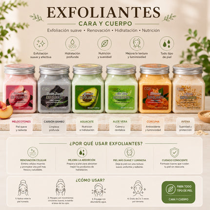 3 Exfoliante en Crema Coorporal  $30 c/u