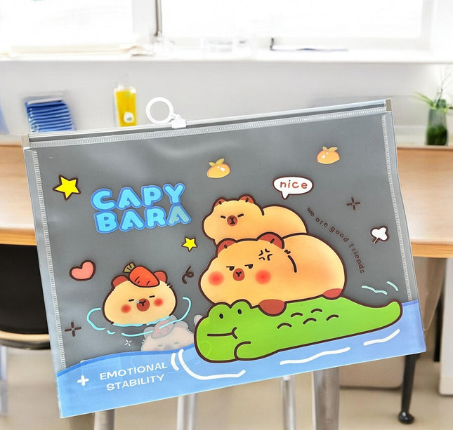 12 Folders Capibaras con Abre Facil $8.9 c/u