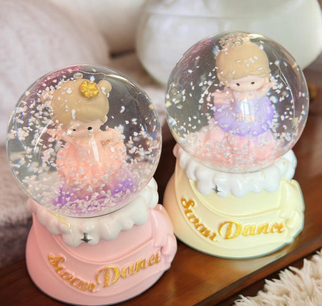 Bola de Cristal Mini Bailarina con Luz