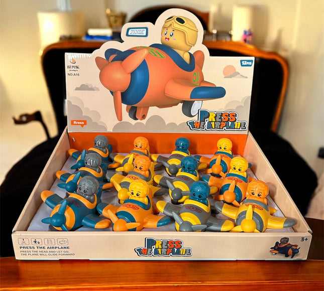 6 Avioncitos friccion de Juguete con Ruedas $39 c/u