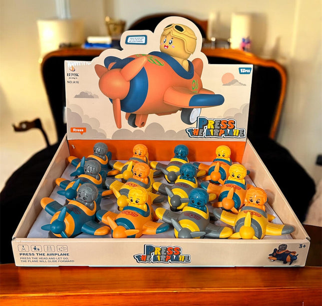 6 Avioncitos friccion de Juguete con Ruedas $39 c/u