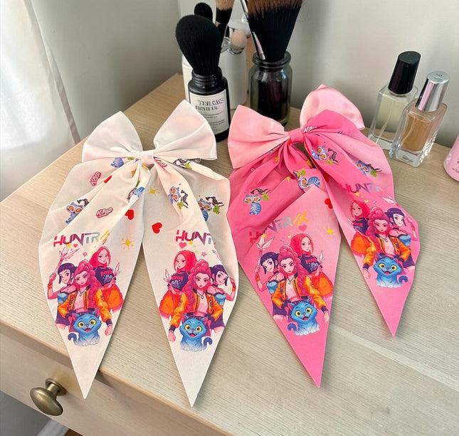 12 Moños Guerreras K-Pop Coquette Satinados $7.9 c/u