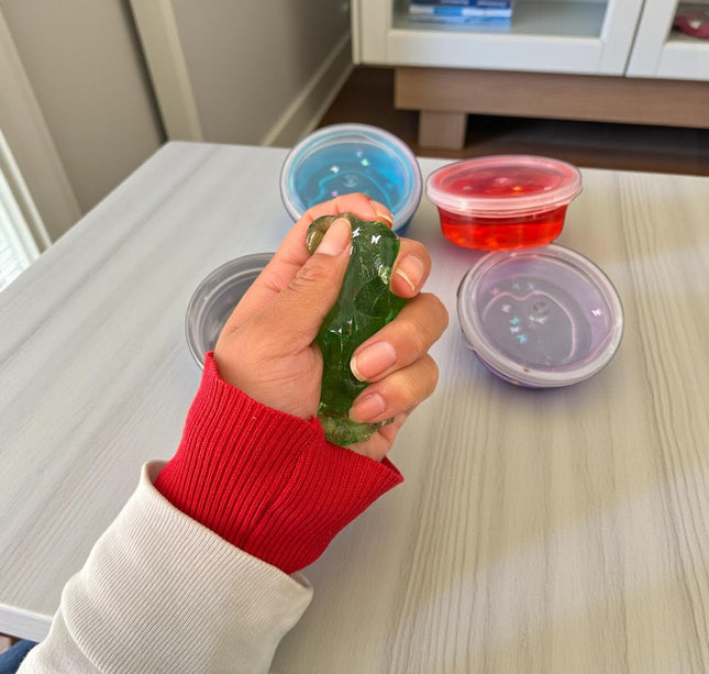 12 Slimes Colores en Botecito $4.5 c/u