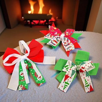 12 Moños Navideños Siempre Bella $5.7 c/u