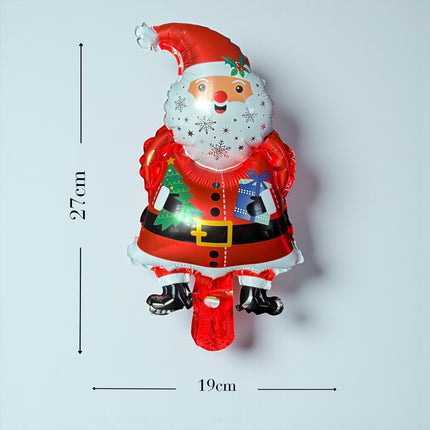 10 Globos Navideños Figuras $3 c/u