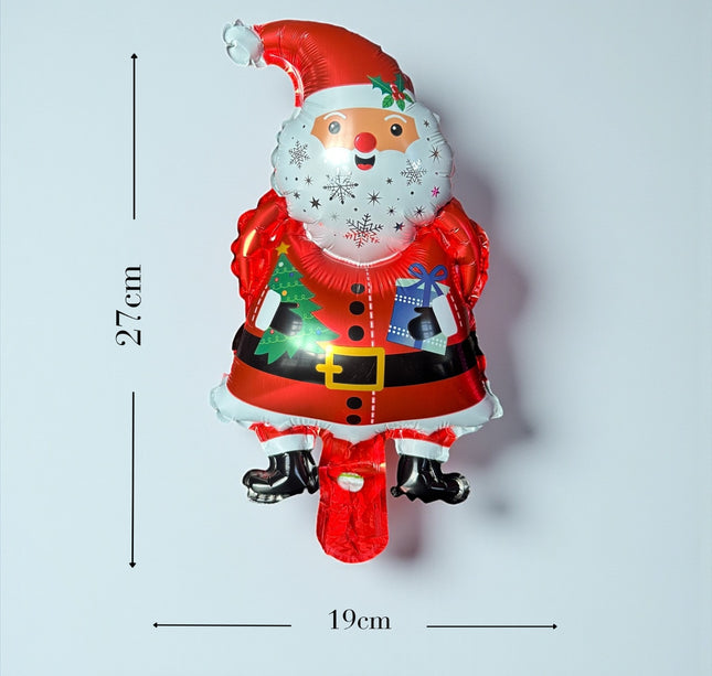 10 Globos Navideños Figuras $3 c/u