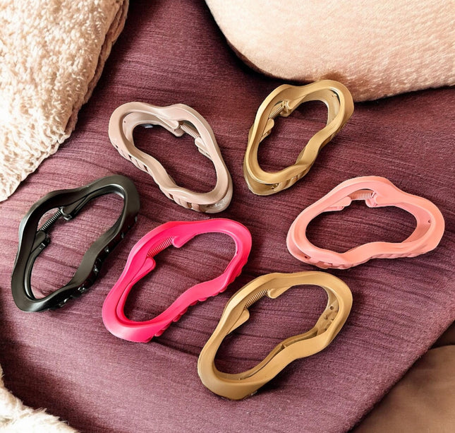 12 Pinzas Matte Hermosa Colores $11 c/u