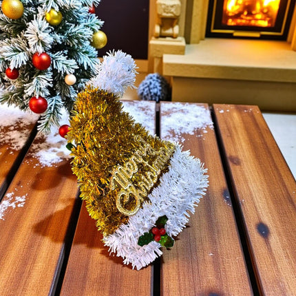 12 Gorritos "Merry Christmas" Colores Navidad $23 c/u