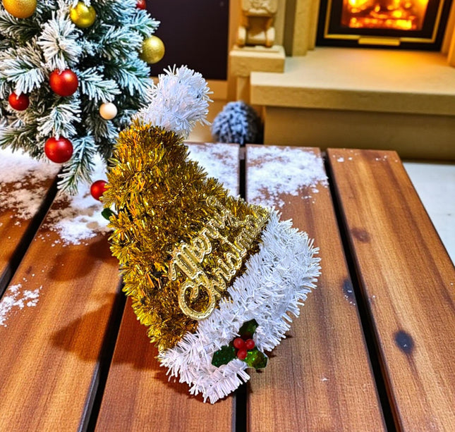 12 Gorritos "Merry Christmas" Colores Navidad $23 c/u