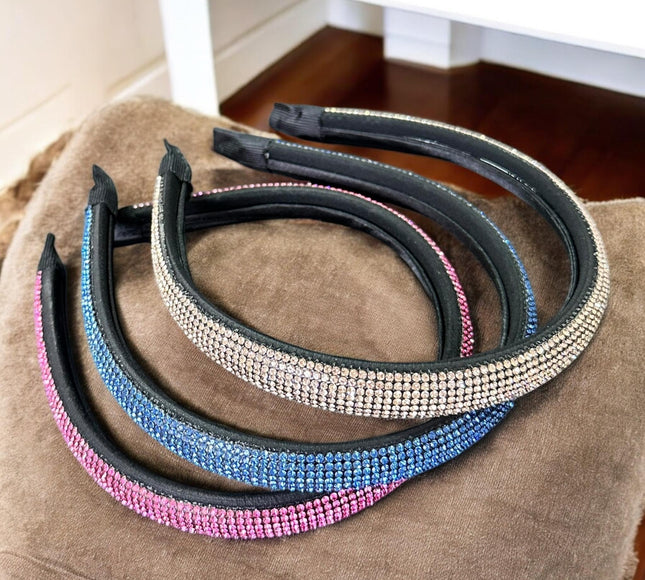 12 Diademas Brillosas para Cabello  $24 c/u