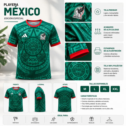 3 Playeras de la Selección Mexicana "Mundial" $79 c/u