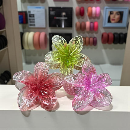 12 Pinzas Hawaiinas Cristalinas Hermosas $8.9 c/u