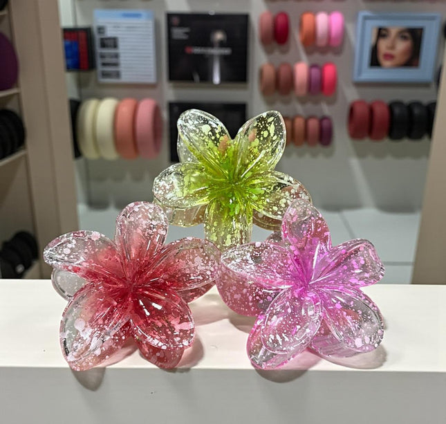 12 Pinzas Hawaiinas Cristalinas Hermosas $8.9 c/u