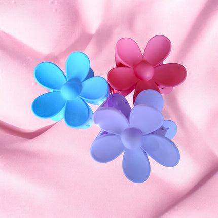 12 Pinzas Flor Hermosas Matte para cabello $6.9 c/u