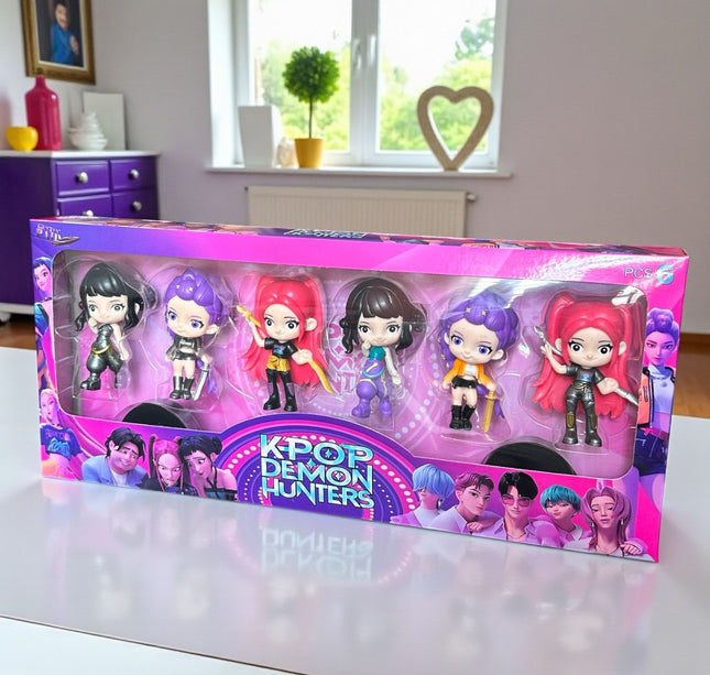 6 Figuras Guerreras K-Pop coleccionables $32 c/u