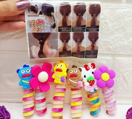 12 Adorno para el Cabello Primavera Sanrio Espiral $8.7 c/u