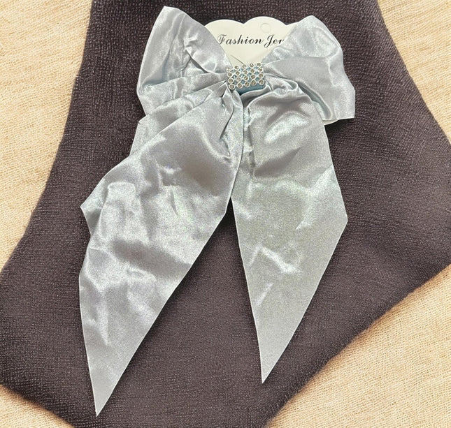 12 Moños Coquette con Pedreria Satin $7.9 c/u