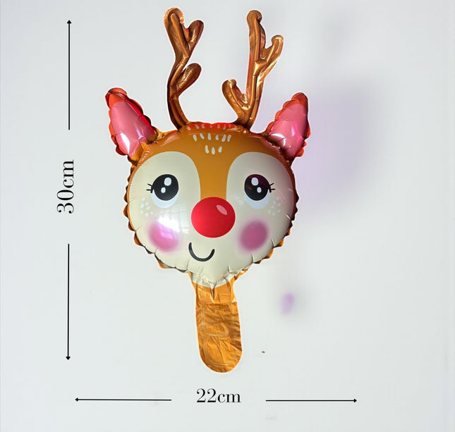 10 Globos Navideños Figuras $3 c/u