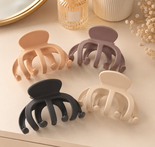 12 Pinzas Grandes Matte para Cabello $9.5 c/u