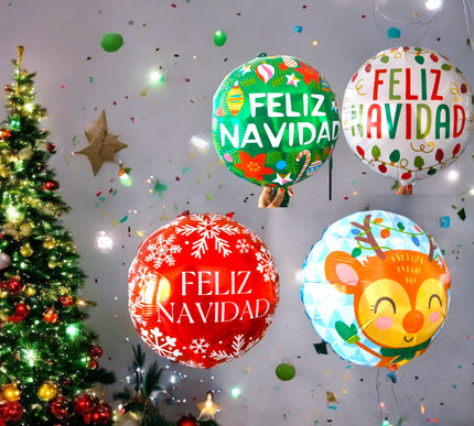 Globos Navidad circular