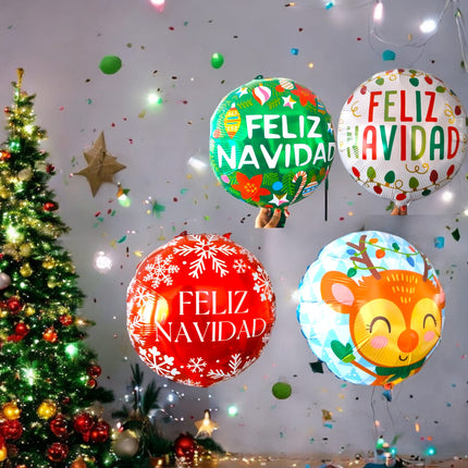 Globos Navidad circular