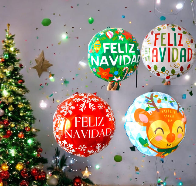 Globos Navidad circular