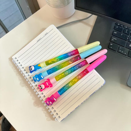 12 Lapiceros Guerreras K-Pop Gel Brillos $5.9 c/u