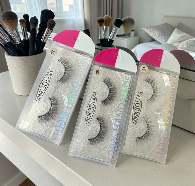 12 Pestañas Postizas Yulisa Beauty $7.5 c/u