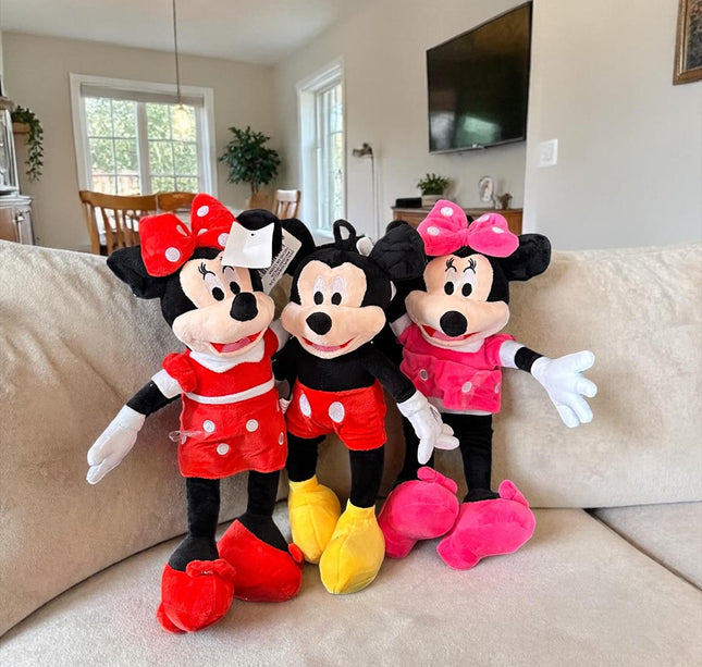 Minnie/Mickey Mouse Peluche Mediano