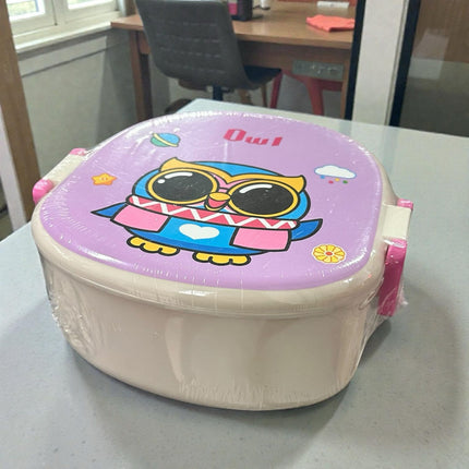 Exclusivo Tienda en linea 💥💎Lonchera Dos Niveles Infantil con Estampado y Cuchara incluida
