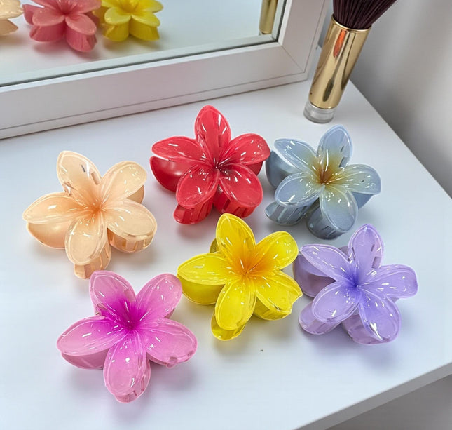 12 Pinzas Hawainas de Colores $9.9 c/u