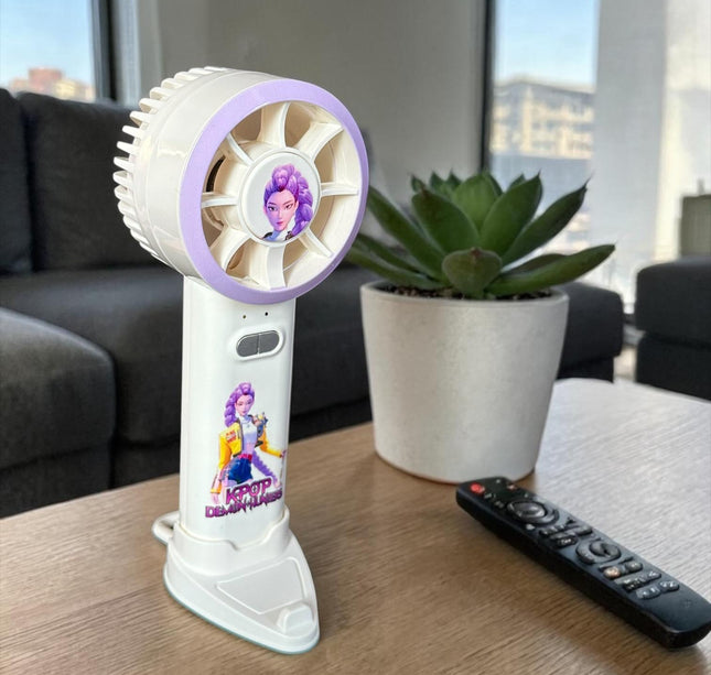 Ventilador de Mano Guerreras K-Pop