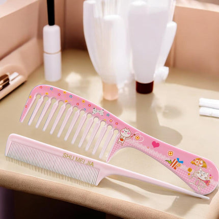 12 Sets 2 Peines para Cabello  decorados Gatitos $6.9 c/u