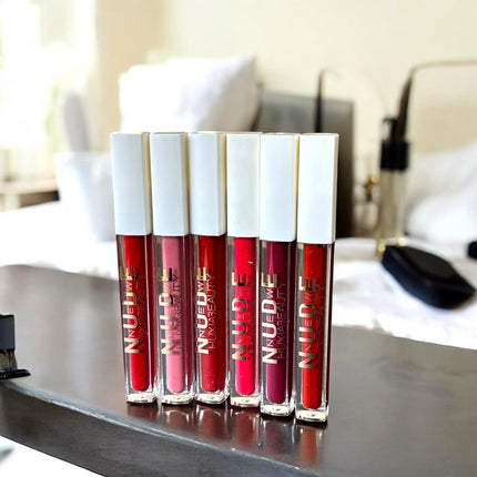 12 Labiales Liquidos Matte "NUDE" $9.5 c/u