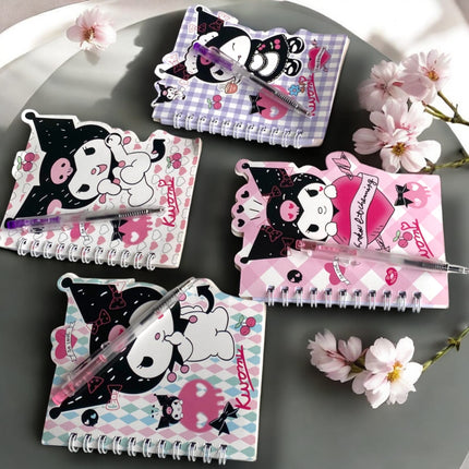 12 Libretitas Kuromi con pluma $6 c/u