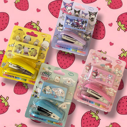 24 Set engrapadora Sanrio Ch $19 c/u