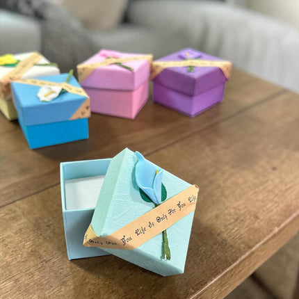 24 Cajitas para Joyeria/Regalo con Flor $5.63 c/u