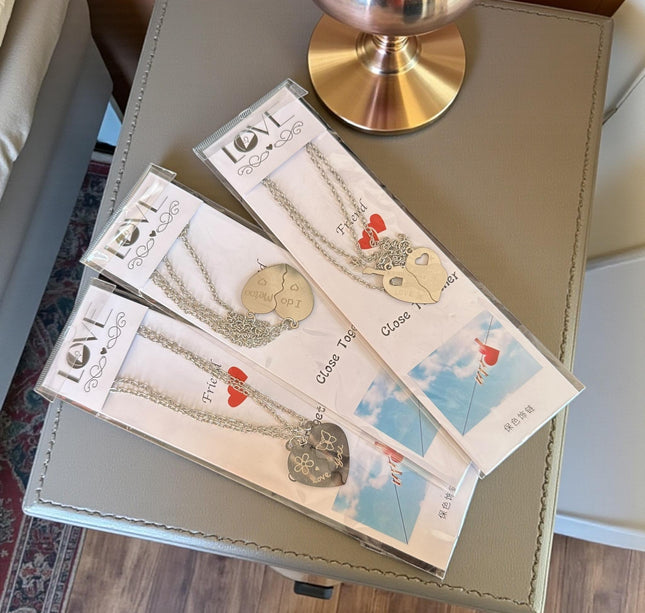 12 Duos Collares Parejas "Love" $10.83 c/u