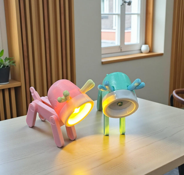 16 Lamparitas Perrito para Escritorio Mini Colores $8 c/u