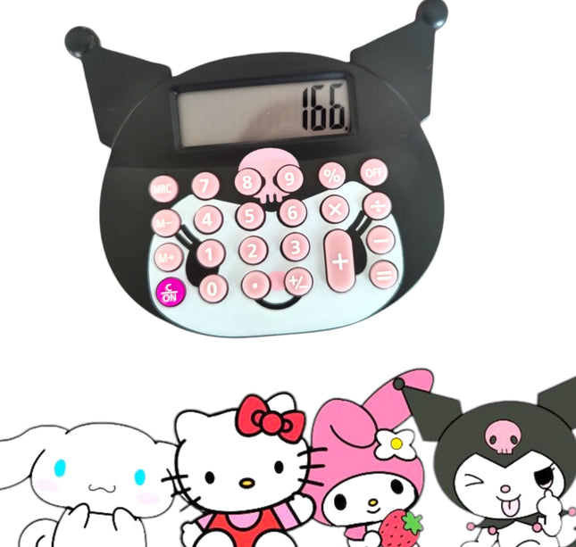 6 Calculadora Kitty Kuromi $49 c/u