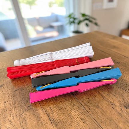 12 Abanico de colores pasteles liso  $11.67 c/u